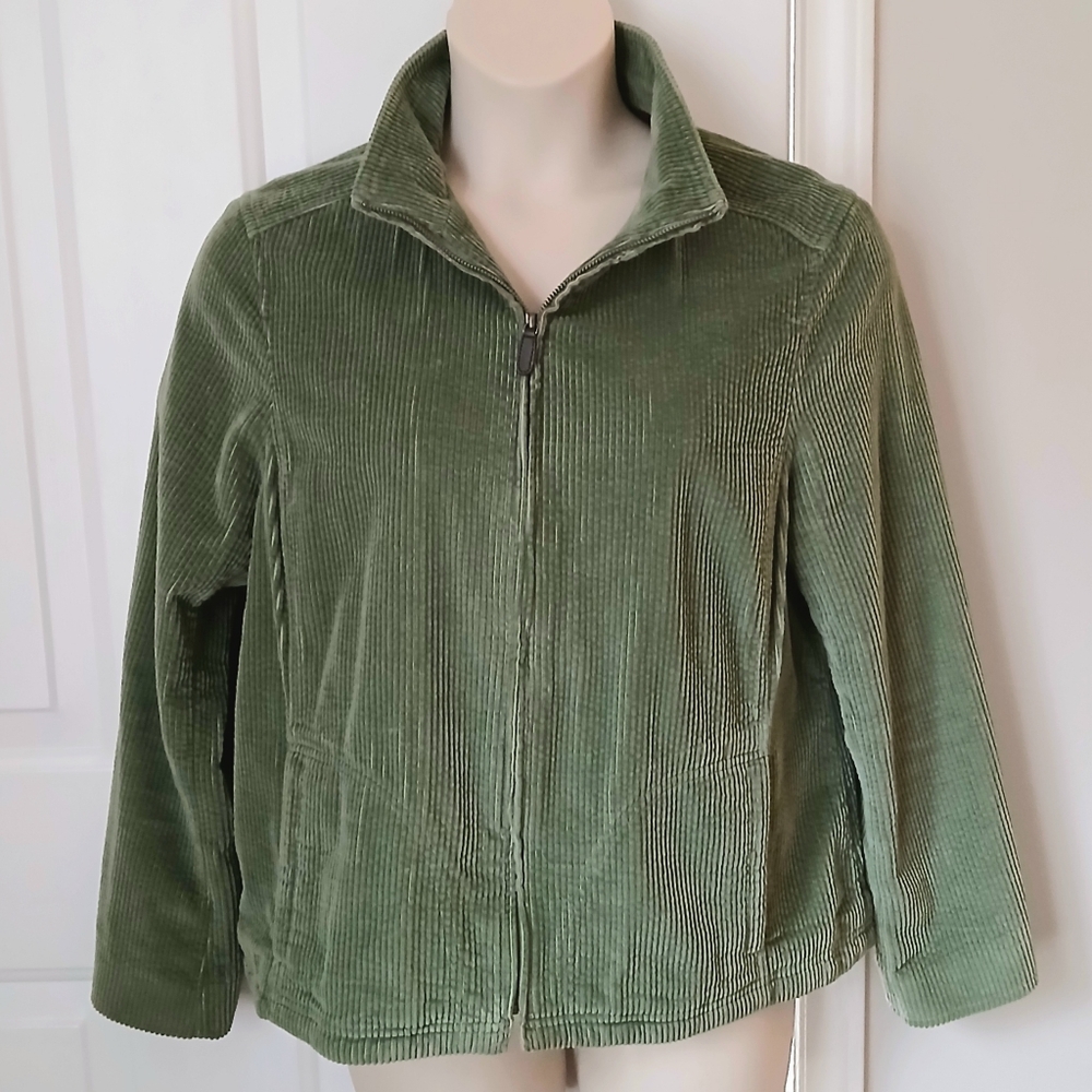 L.L. Bean Green Corduroy Jacket